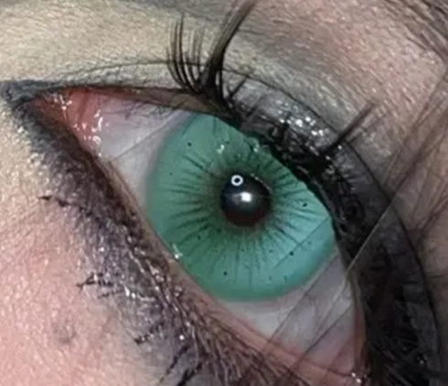 Serpent Vert - lentille de couleur cosplay/Halloween ZenKon (coloris Vert)