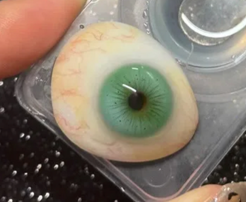 Serpent Vert - lentille de couleur cosplay/Halloween ZenKon (coloris Vert)
