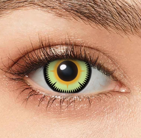 Green Target - lentille de couleur RY204 cosplay/Halloween ZenKon