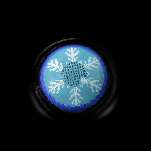 フローズン 【度付き可能】【視界減少】- SFX-EYES 全眼カラコン 特殊カラコン コスプレ ハロウイン オーダーメイド アニメ 漫画 度付き 度入り 度あり