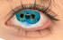 Dicoria - lentille de couleur アニメ&漫画 cosplay/Halloween ZenKon (coloris Bleu)