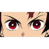 Kamado Tanjiro - lentille de couleur Demon Slayer cosplay/Halloween ZenKon (vue 3)