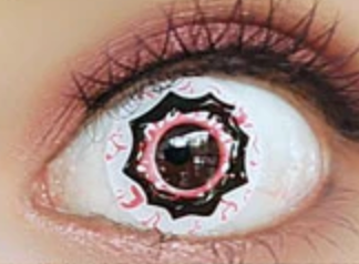 カース- SFX-EYES 全眼カラコン 特殊カラコン コスプレ ハロウイン オーダーメイド アニメ 漫画 度付き 度入り 度あり