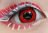 Cute Heart - lentille de couleur アニメ&漫画 cosplay/Halloween ZenKon (coloris Rouge)