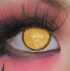 Kirakira Mesh - lentille de couleur アニメ&漫画 cosplay/Halloween ZenKon (coloris Jaune)