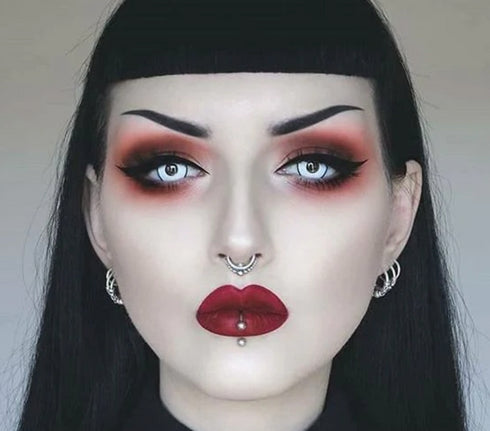 コロナス【度付き可能】- SFX-EYES 全眼カラコン 特殊カラコン コスプレ ハロウイン オーダーメイド アニメ 漫画 度付き 度入り 度あり