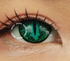 Lézard - lentille de couleur 猫目&爬虫類目 cosplay/Halloween ZenKon (coloris Vert)