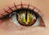 Lézard - lentille de couleur 猫目&爬虫類目 cosplay/Halloween ZenKon (coloris Jaune)