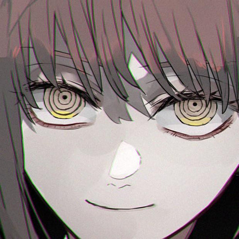 マキマ ・ 三鷹 アサ(V1)【チェンソーマン】【度付き可能】- SFX-EYES 全眼カラコン 特殊カラコン コスプレ ハロウイン オーダーメイド アニメ 漫画 度付き 度入り 度あり