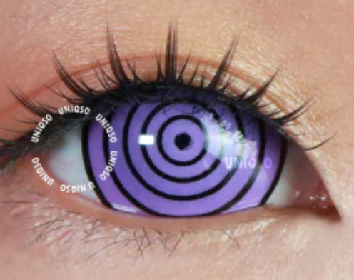 Rinnegan - lentille sclérale mini Naruto cosplay/Halloween ZenKon
