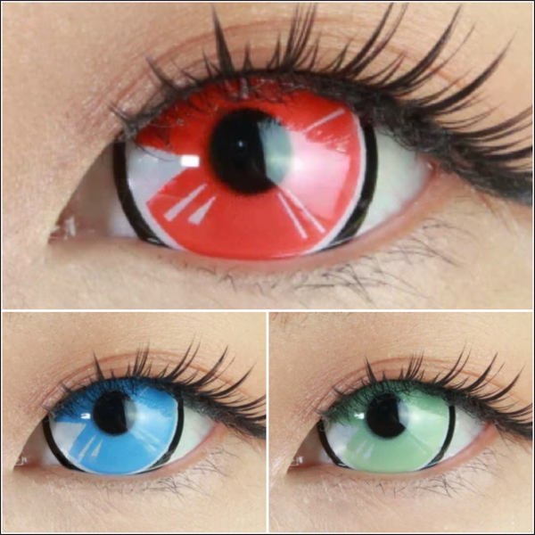 Target - lentille sclérale mini アニメ&漫画 cosplay/Halloween ZenKon