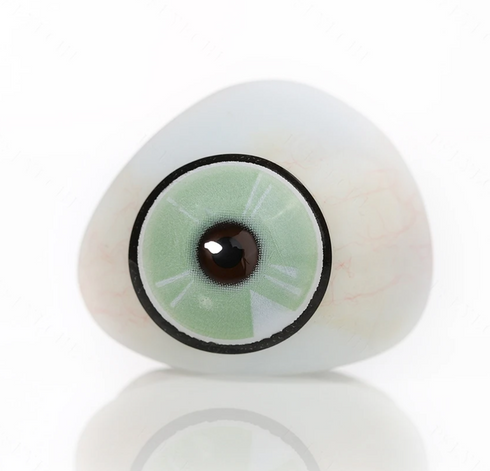 Target - lentille sclérale mini アニメ&漫画 cosplay/Halloween ZenKon (coloris Vert)