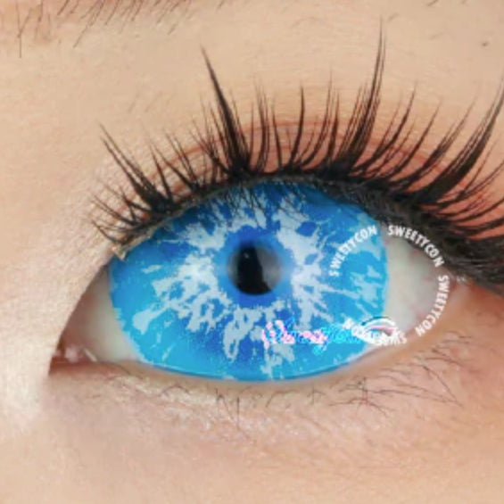 【ミニ全眼】五条悟【呪術廻戦】(六眼) (17mm)- SFX-EYES 全眼カラコン 特殊カラコン コスプレ ハロウイン オーダーメイド アニメ 漫画 度付き 度入り 度あり