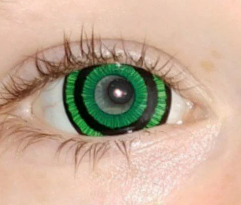 【ミニ全眼】ゴブリン (17mm)- SFX-EYES 全眼カラコン 特殊カラコン コスプレ ハロウイン オーダーメイド アニメ 漫画 度付き 度入り 度あり