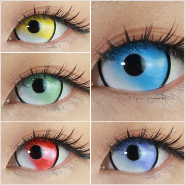 【ミニ全眼】ハロ (17mm) (5種類)- SFX-EYES 全眼カラコン 特殊カラコン コスプレ ハロウイン オーダーメイド アニメ 漫画 度付き 度入り 度あり