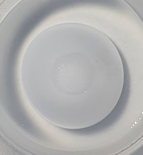 【ミニ全眼】ホワイトメッシュ UV(ブラックライト対応)【視界減少】 (17mm)- SFX-EYES 全眼カラコン 特殊カラコン コスプレ ハロウイン オーダーメイド アニメ 漫画 度付き 度入り 度あり