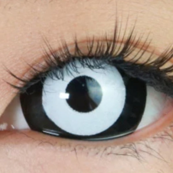 【ミニ全眼】マンソン (17mm)- SFX-EYES 全眼カラコン 特殊カラコン コスプレ ハロウイン オーダーメイド アニメ 漫画 度付き 度入り 度あり