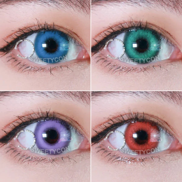 ミルクシェーク (4種類)- SFX-EYES 全眼カラコン 特殊カラコン コスプレ ハロウイン オーダーメイド アニメ 漫画 度付き 度入り 度あり