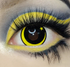 Moon&Star - lentille de couleur 可愛い cosplay/Halloween ZenKon (coloris Jaune)