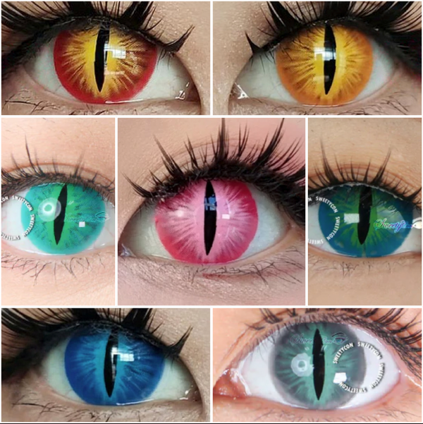 Demon Cat - lentille de couleur Orochimaru cosplay/Halloween ZenKon