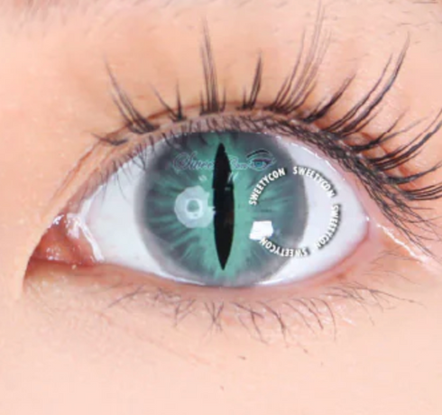 Demon Cat - lentille de couleur Orochimaru cosplay/Halloween ZenKon (vue 7)