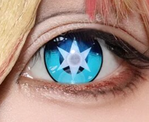 Oshi no Ko V3 - lentille de couleur アニメ&漫画 cosplay/Halloween ZenKon (coloris Bleu)