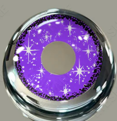 Shining Star - lentille de couleur アニメ&漫画 cosplay/Halloween ZenKon (coloris Violet)