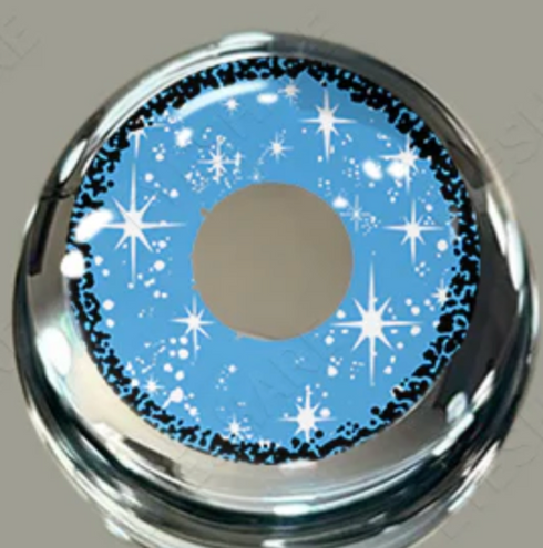Shining Star - lentille de couleur アニメ&漫画 cosplay/Halloween ZenKon (coloris Bleu)