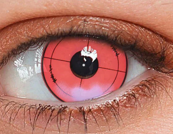 Pink Target - lentille de couleur cosplay/Halloween ZenKon