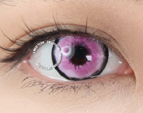 Platonic - lentille de couleur cosplay/Halloween ZenKon (coloris Violet)