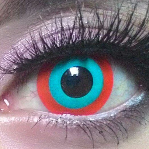 Red Doll - lentille de couleur アニメ&漫画 cosplay/Halloween ZenKon