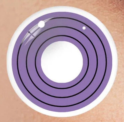 Rinnegan - lentille de couleur Naruto cosplay/Halloween ZenKon (vue 1)