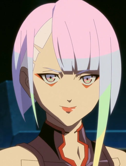 ルーシー 【CYBERPUNK 2077: エッジランナーズ】【度付き可能】- SFX-EYES 全眼カラコン 特殊カラコン コスプレ ハロウイン オーダーメイド アニメ 漫画 度付き 度入り 度あり