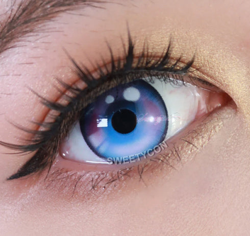 セーラームーン V2 【度付き可能】- SFX-EYES 全眼カラコン 特殊カラコン コスプレ ハロウイン オーダーメイド アニメ 漫画 度付き 度入り 度あり