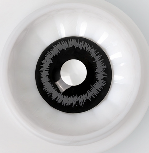 Shark - lentille de couleur ry322 cosplay/Halloween ZenKon (coloris Noir)