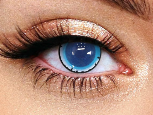 Shadow Blue - lentille de couleur cosplay/Halloween ZenKon