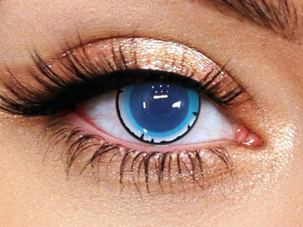 Shadow Blue - lentille de couleur cosplay/Halloween ZenKon