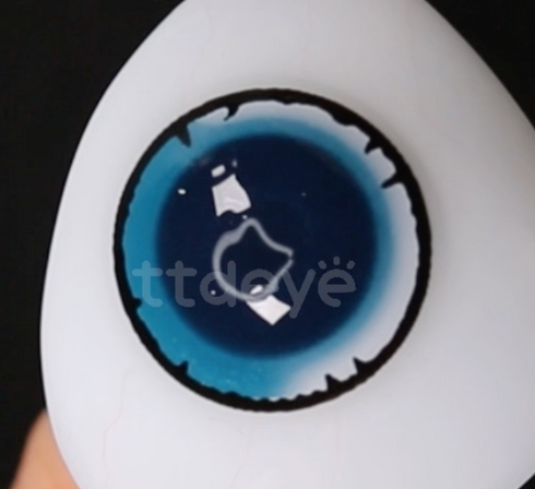Shadow Blue - lentille de couleur cosplay/Halloween ZenKon (vue 1)