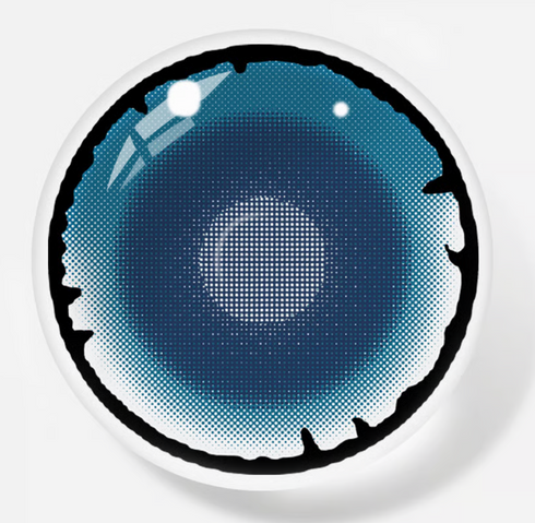 Shadow Blue - lentille de couleur cosplay/Halloween ZenKon (vue 2)