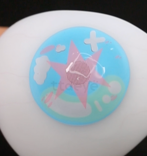 Snow Star - lentille de couleur cosplay/Halloween ZenKon (vue 1)
