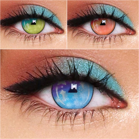 スペースドリーム(3種類)- SFX-EYES 全眼カラコン 特殊カラコン コスプレ ハロウイン オーダーメイド アニメ 漫画 度付き 度入り 度あり