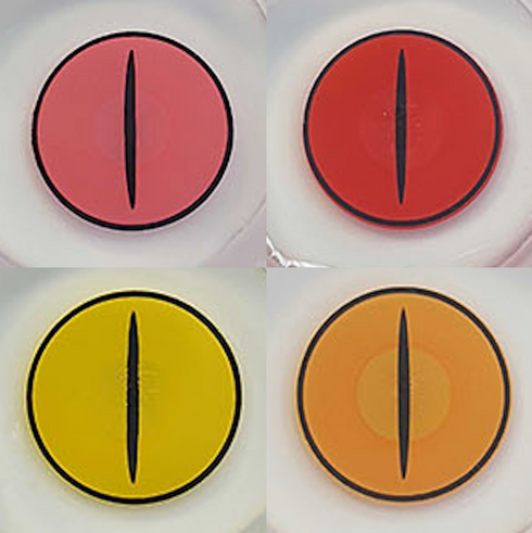 Slit Demon - lentille de couleur Demon Slayer cosplay/Halloween ZenKon