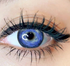 Milky Way - lentille de couleur 可愛い cosplay/Halloween ZenKon (coloris Bleu)