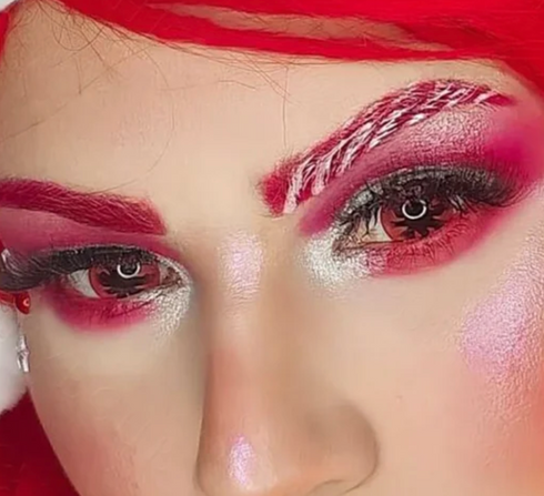 Twilight Red - lentille de couleur ホラー&ゾンビ cosplay/Halloween ZenKon (vue 2)