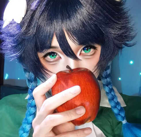 Venti - lentille de couleur Genshin Impact cosplay/Halloween ZenKon (vue 1)