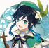 Venti - lentille de couleur Genshin Impact cosplay/Halloween ZenKon (vue 1)