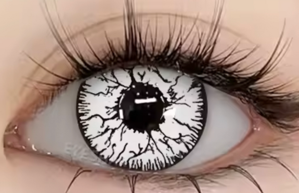 White Crack - lentille de couleur cosplay/Halloween ZenKon