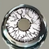 White Crack - lentille de couleur cosplay/Halloween ZenKon (vue 1)