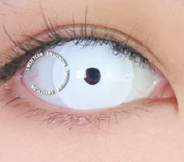 Mini White - lentille de couleur ホラー&ゾンビ cosplay/Halloween ZenKon