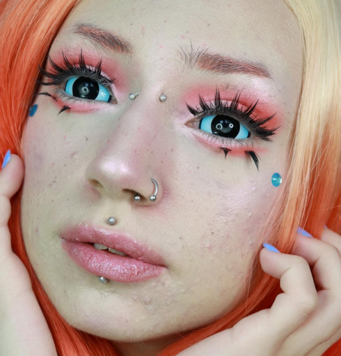 Doll - lentille sclérale cosplay/Halloween ZenKon (vue 1)